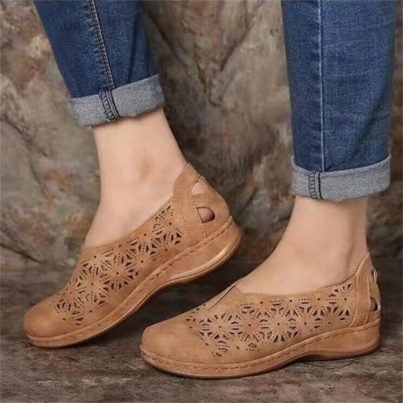 Sandalias huecas transpirables para mujer