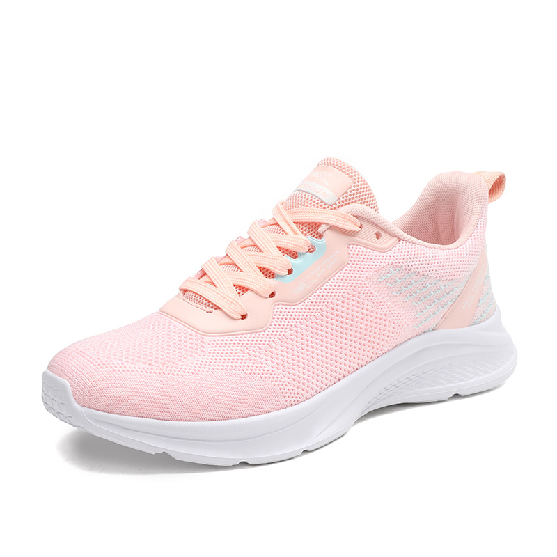 Zapatillas de punto con cordones transpirables para mujer