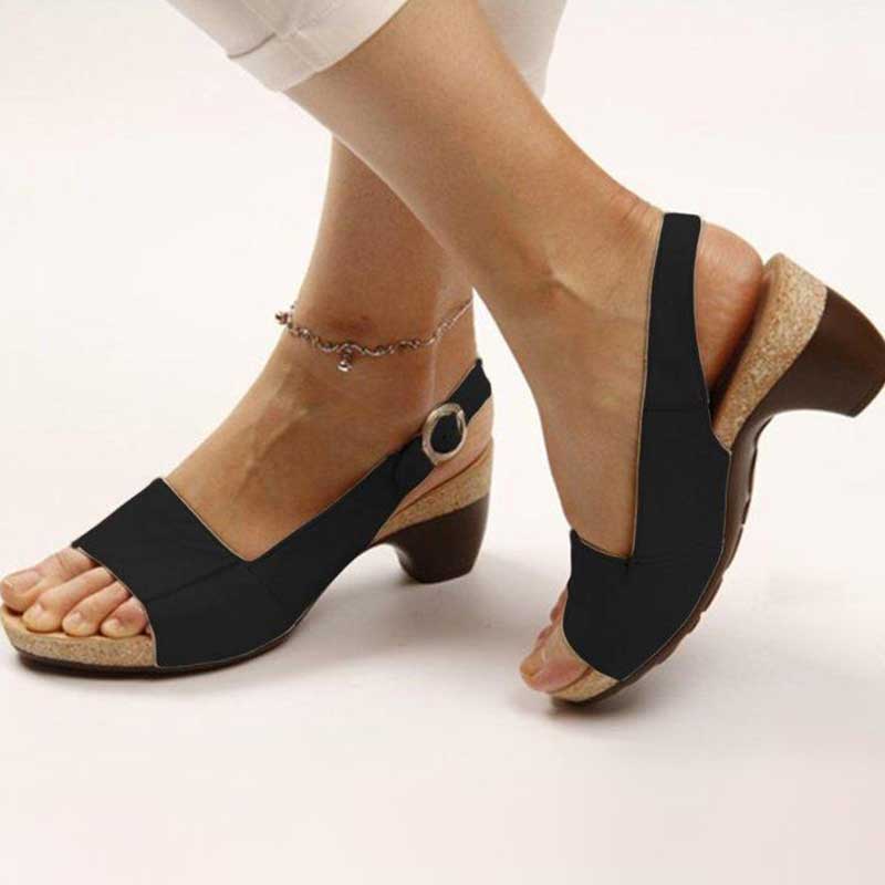 Sandalias de mujer Zapatos de tacón para mujer Sandalias gladiadoras