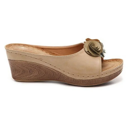 Sandalias de cuña para mujer Sandalias estilo babucha