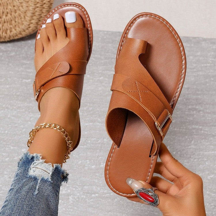 Sandalias de piel chic