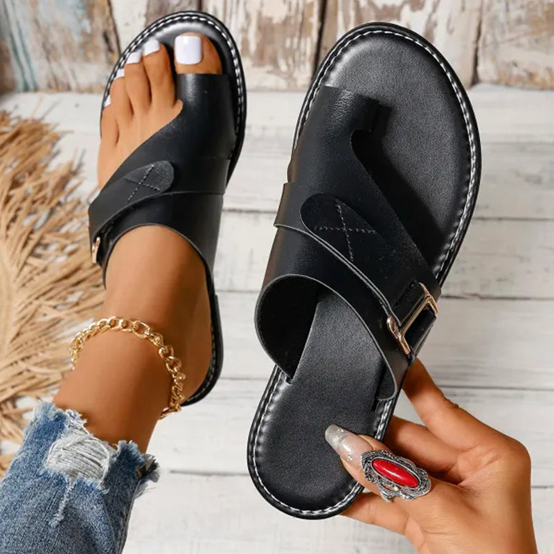 Sandalias de piel chic